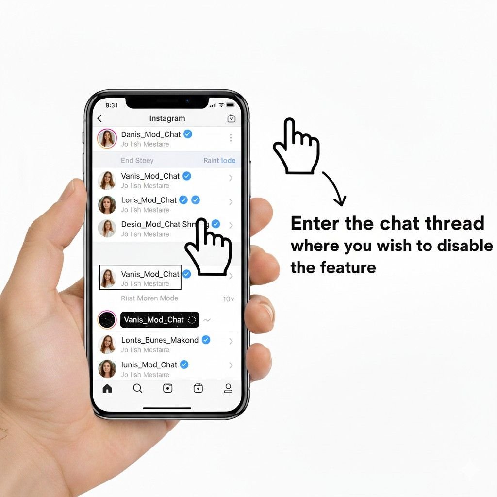 how to turn off vanish mode Using Chat Settings