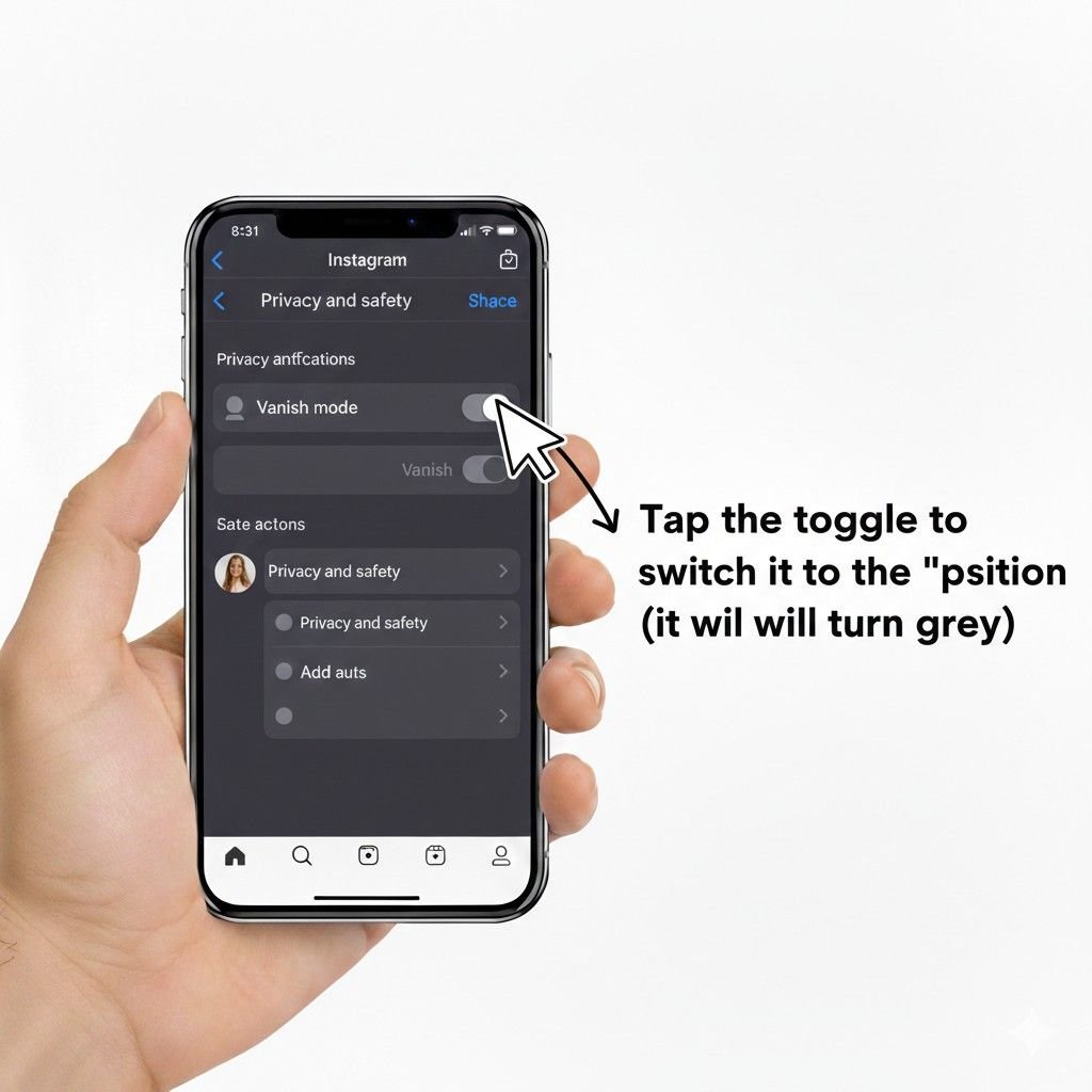 how to turn off vanish mode Using Chat Settings