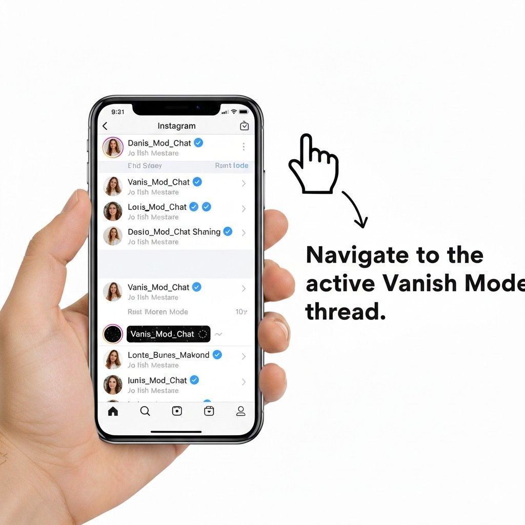 Steps for iPhone to off vanish mode