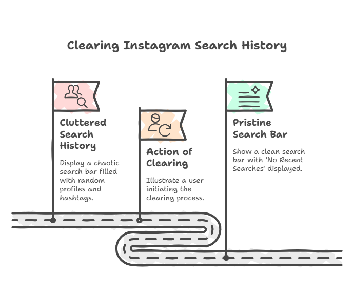 Clearing Instagram Search History