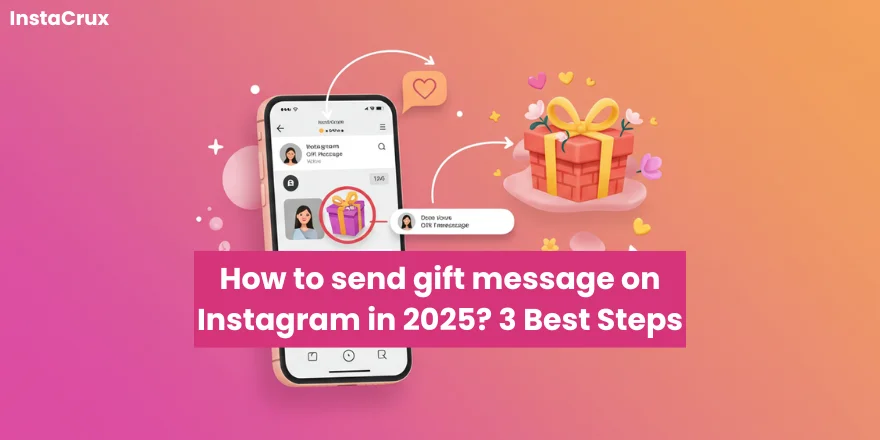 How to send gift message on Instagram.