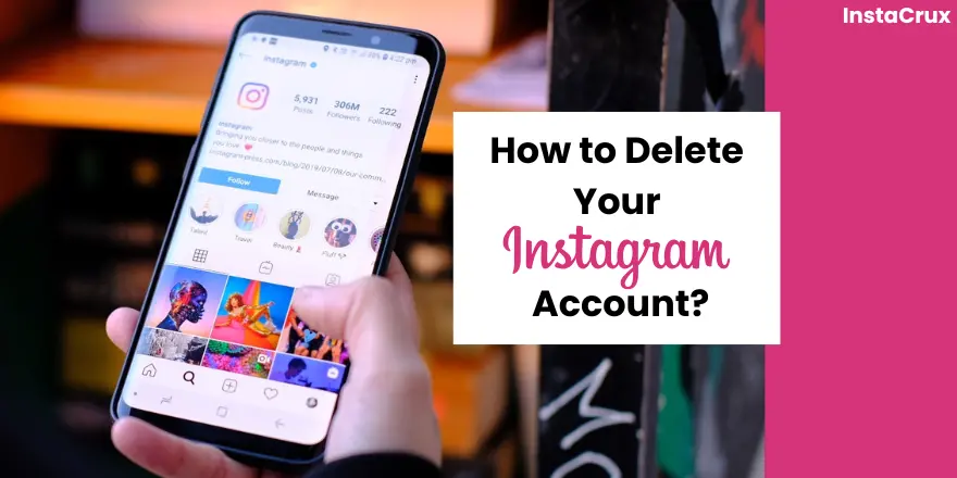 how to delete your instagram account.