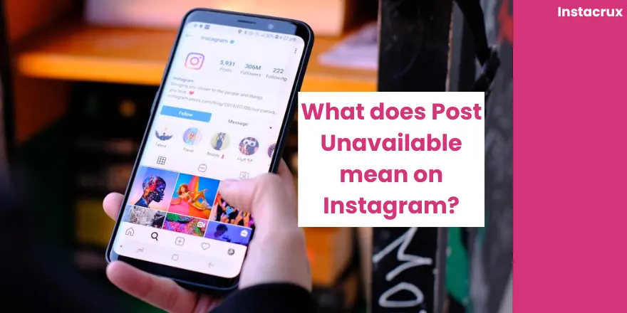 Post Unavailable on Instagram