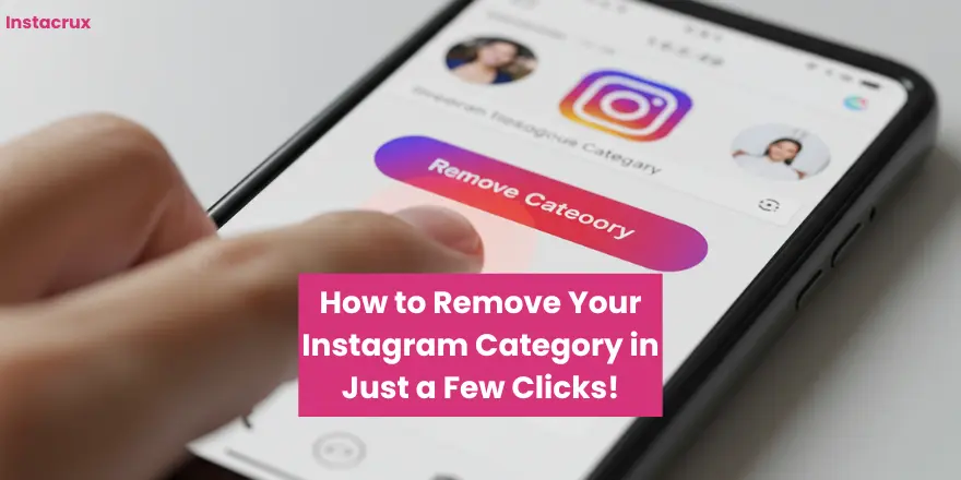 how to remove Your Instagram Category