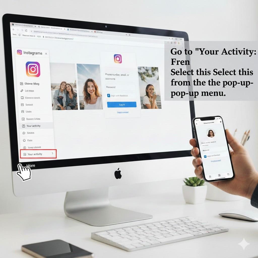 Go to "Your Activity"