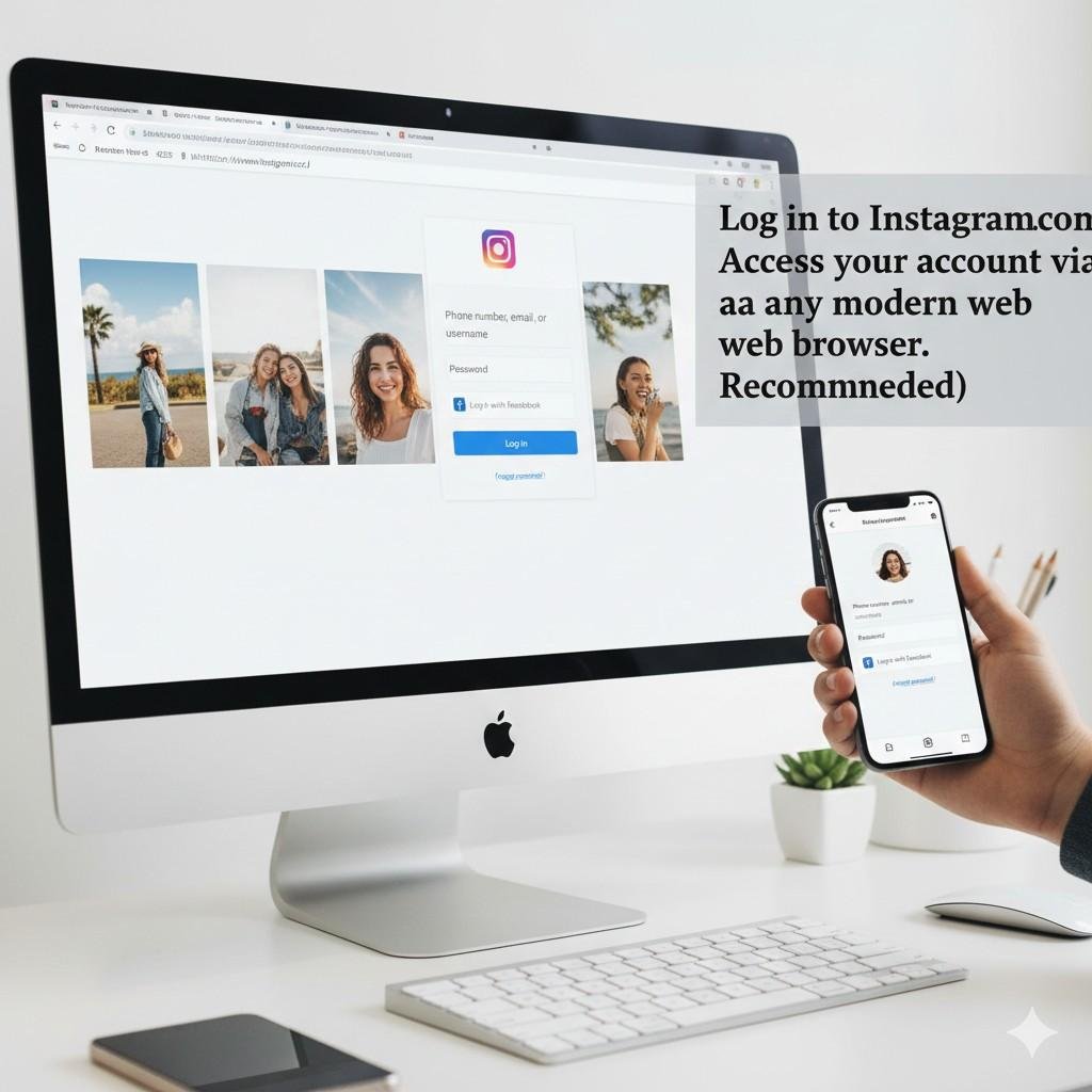 Log in to Instagram.com