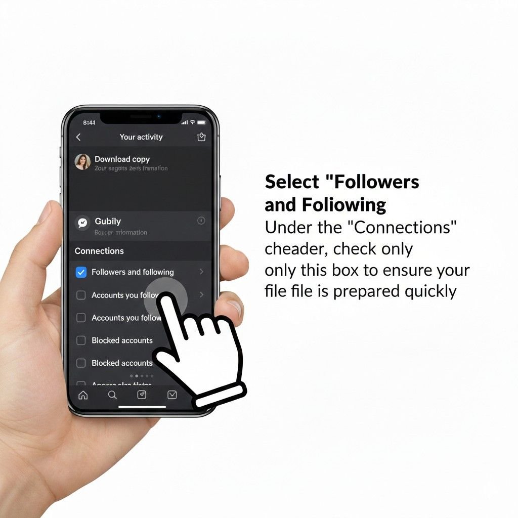 Select "Followers and Following"