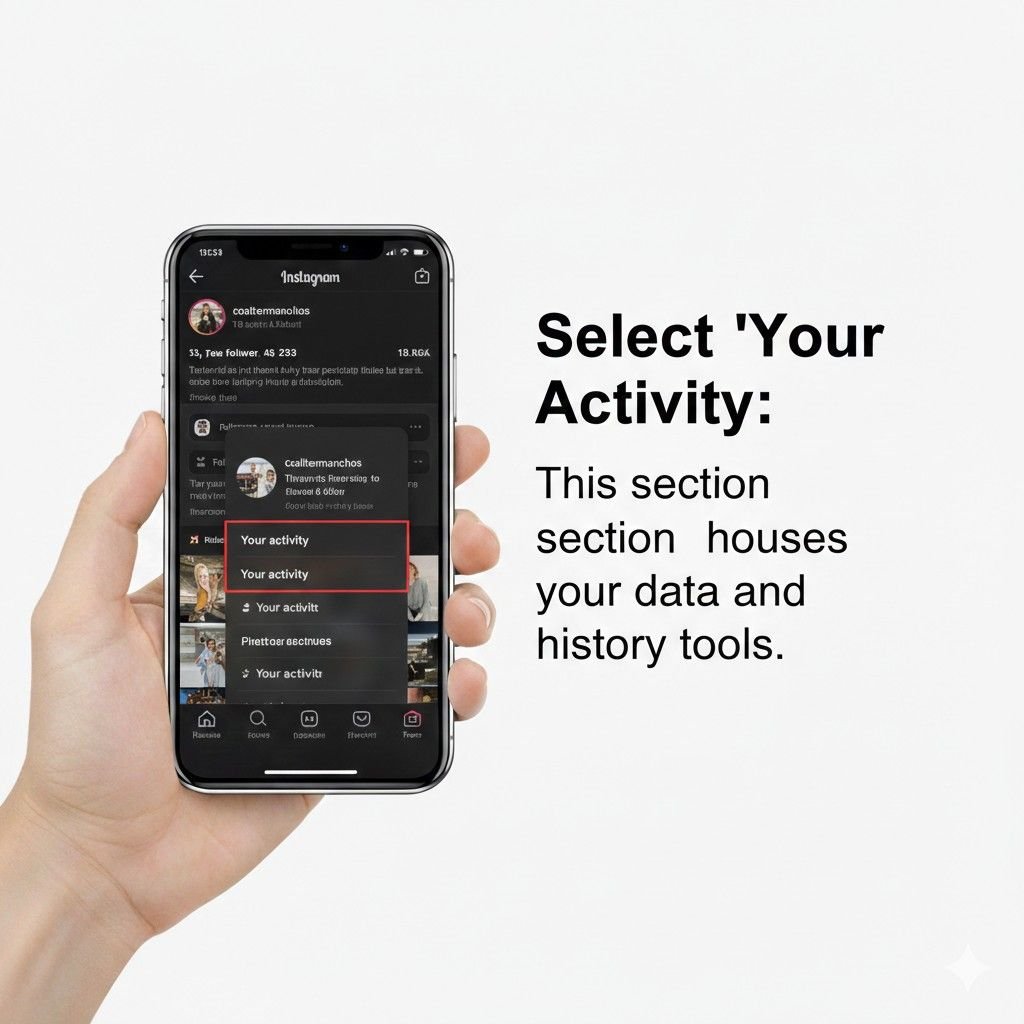 Select "Your Activity":