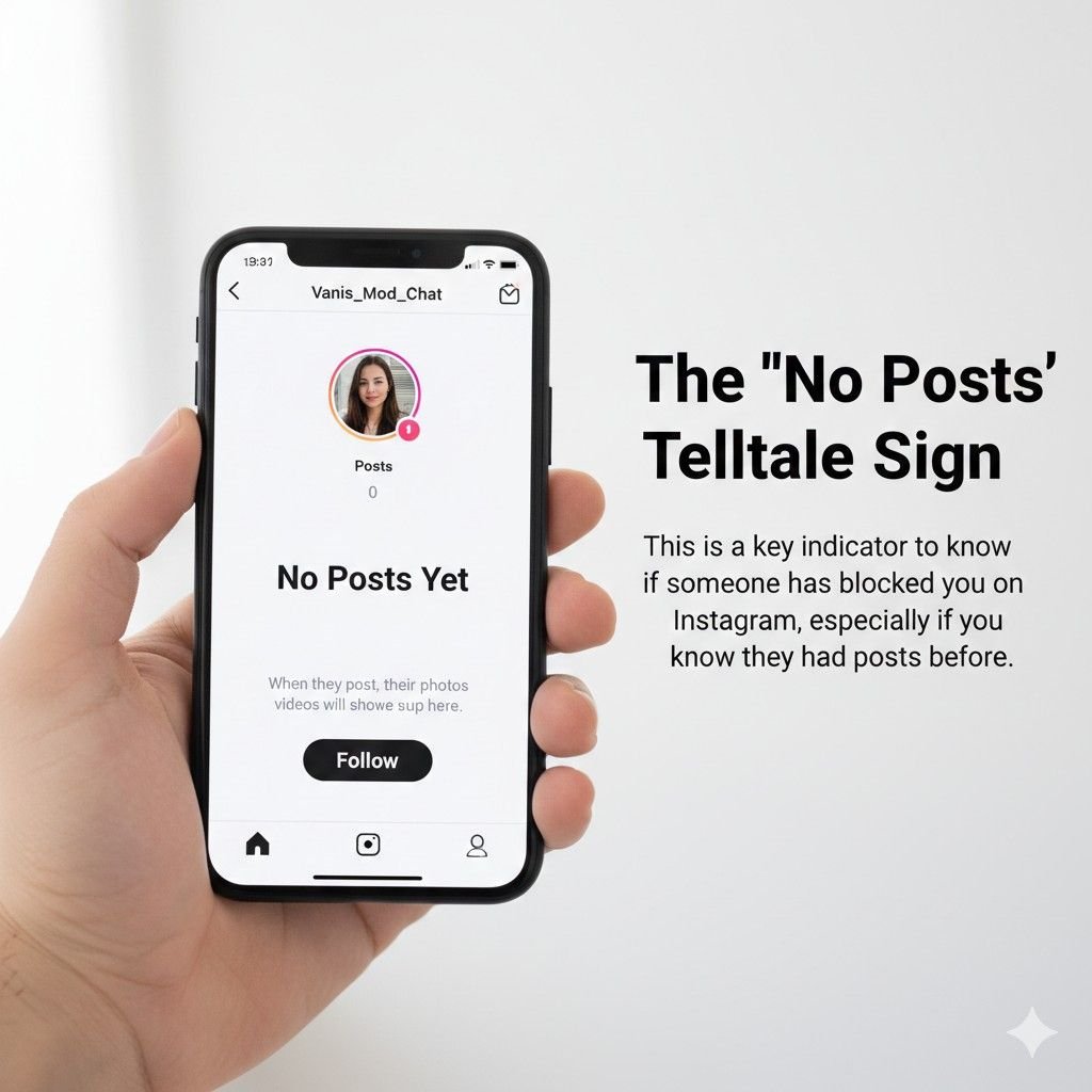 The "No Posts Yet" Telltale Sign