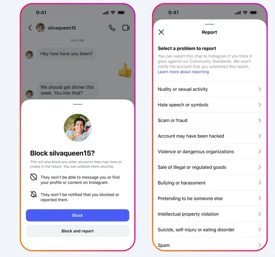 Easier Blocking and Reporting in One Tap