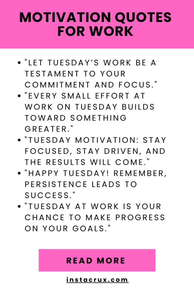 Motivation quotes for work
