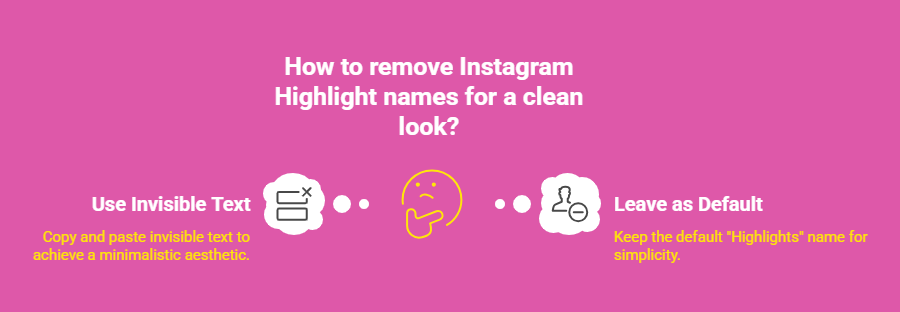 How to Remove Instagram Highlight Names
