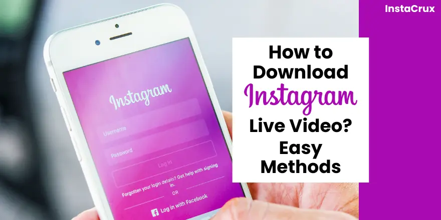 how to download instagram live video
