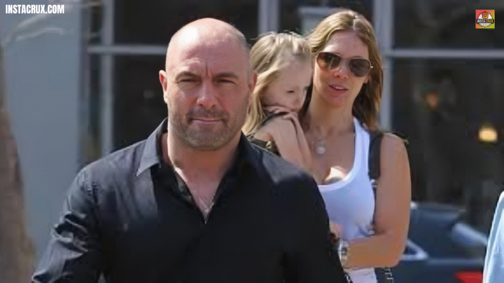 Joe Rogan's With His Wife Jessica Ditzel And Daughter