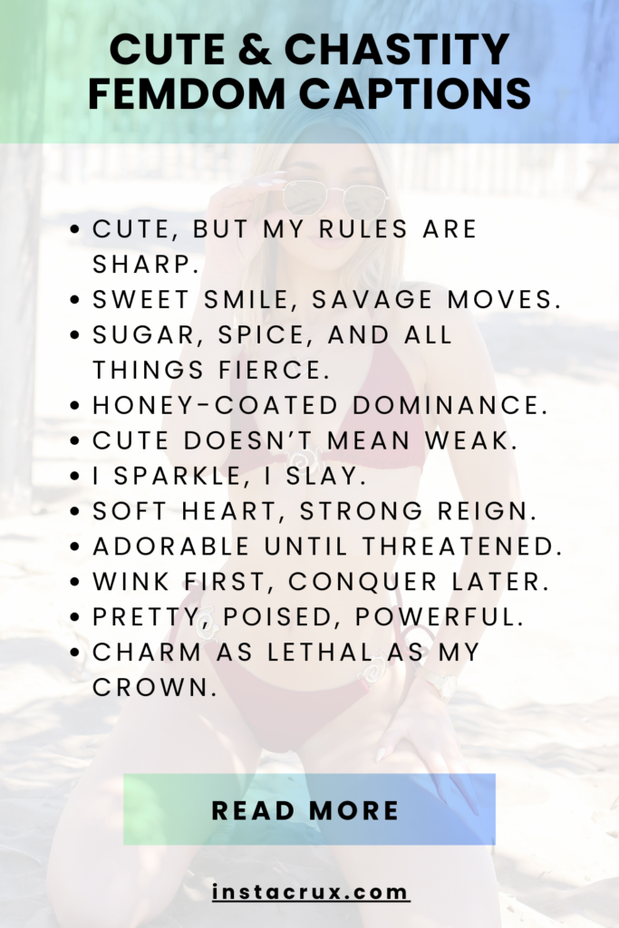 Cute & Chastity Femdom Captions