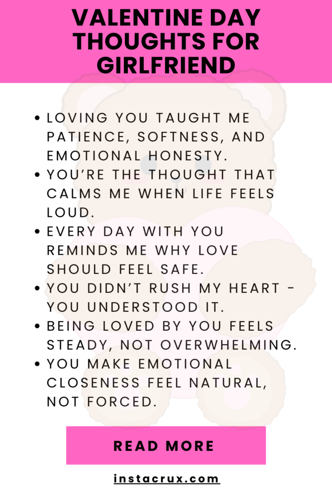 Valentine Day Thoughts For Girlfriend