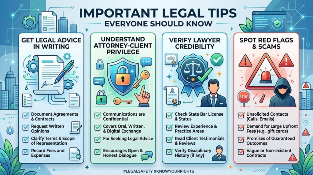 Important Legal Tips Everyone Should Know